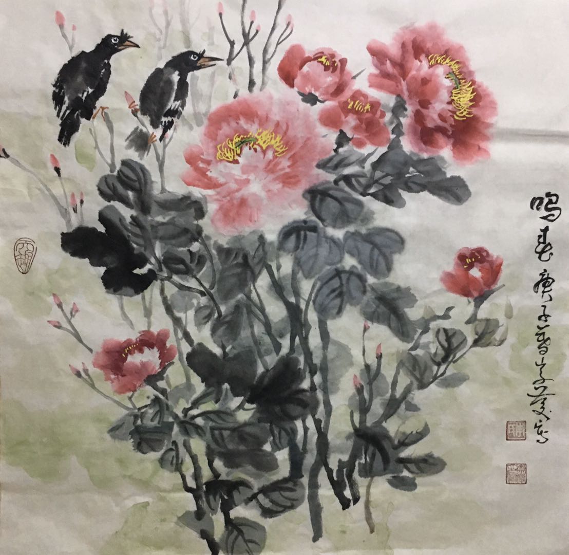 潍坊实力花鸟画家李崇庆作品欣赏