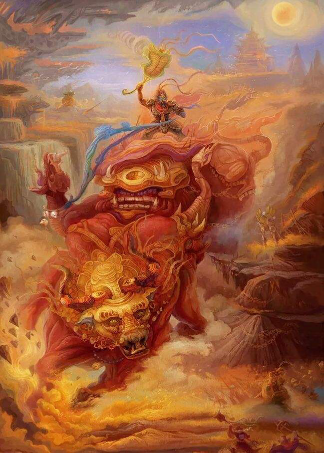 齐天大圣孙悟空系列插画作品欣赏霸气插画造型好帅气