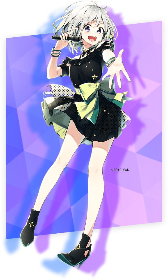 世界首位虚拟歌手,2018年6月开始在youtube活动.