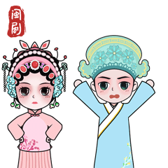 玩转非遗闽剧主题表情包上线总有一款让你爱上她
