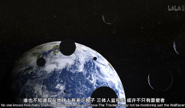 为遏制人类的发展,三体向地球发送了一个质子.