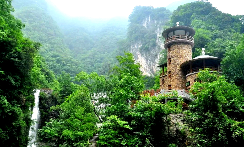 九路寨风景区 尧治河图片