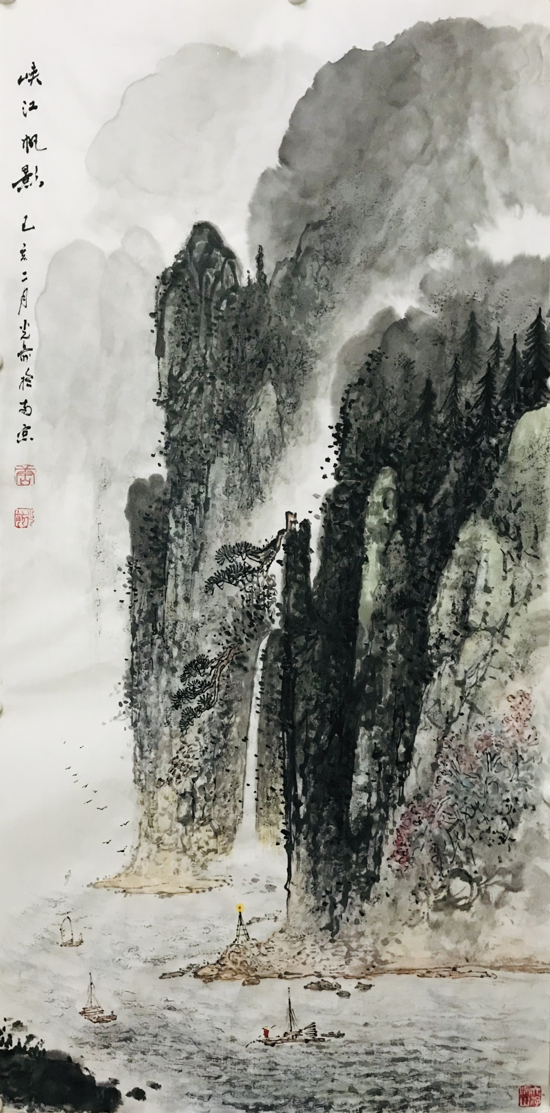 秀雅别致大气巍峨中国艺术收藏协会名誉理事唐光前先生国画作品欣赏