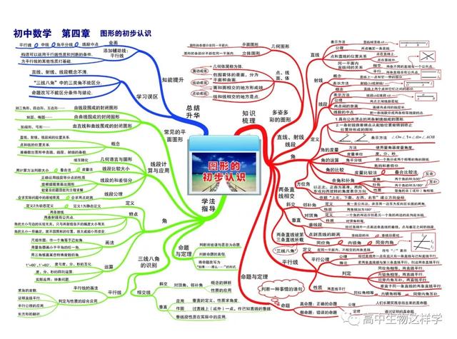 初中思维导图图片大全!物理英语历史生物化学地理(图35)