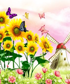 儿歌《花儿好看我不摘》_公园里,花儿开_红的红,黄的黄,_花儿好看我不