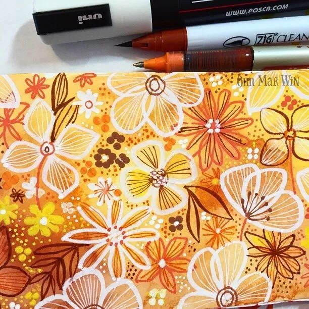 水彩画成这样才厉害,击爆你眼球!_勾边