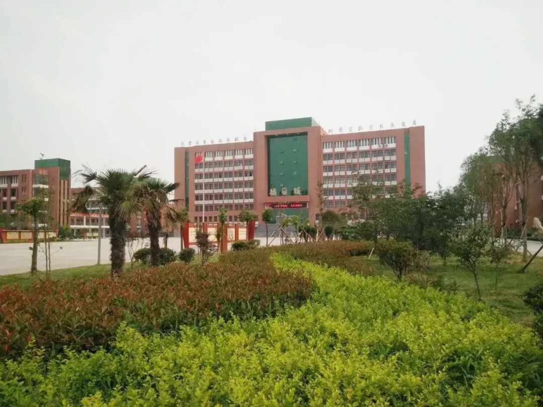 阳春三月植树时扶沟高中行政党支部开展义务植树活动