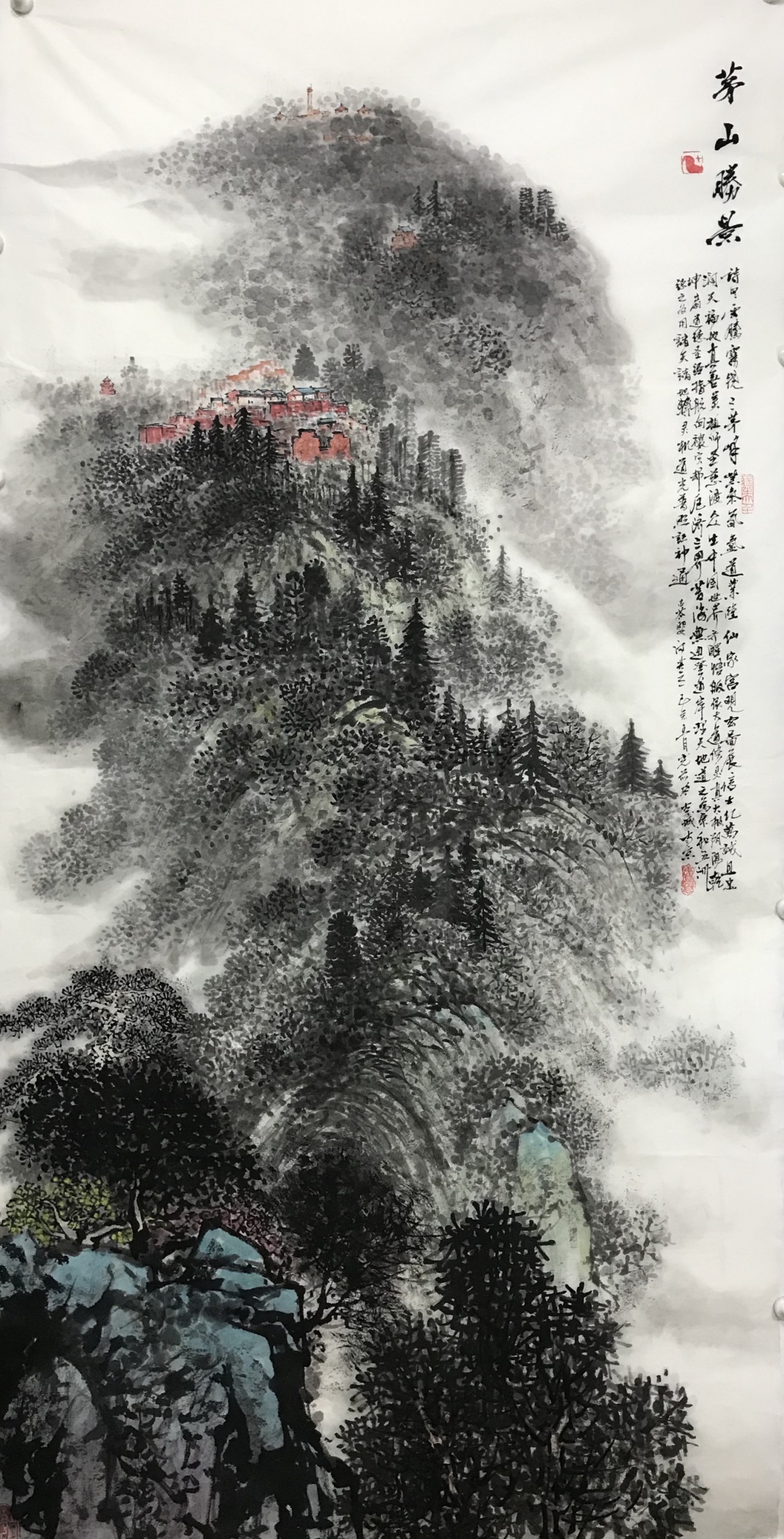秀雅别致大气巍峨中国艺术收藏协会名誉理事唐光前先生国画作品欣赏