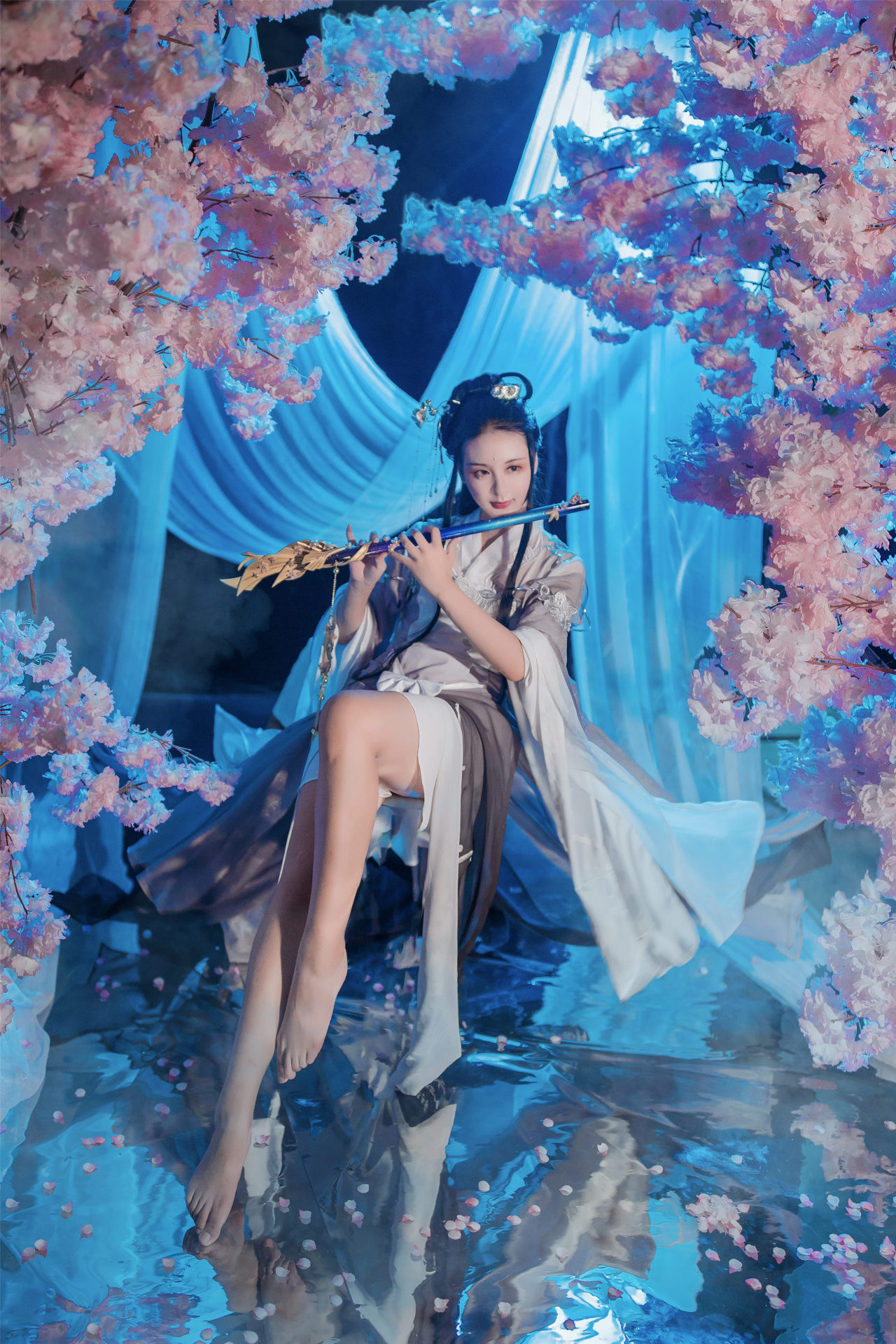 角色名:明玉冰心 cn:瑶音【cos正片/瑶音】天涯明月刀·移花·明玉