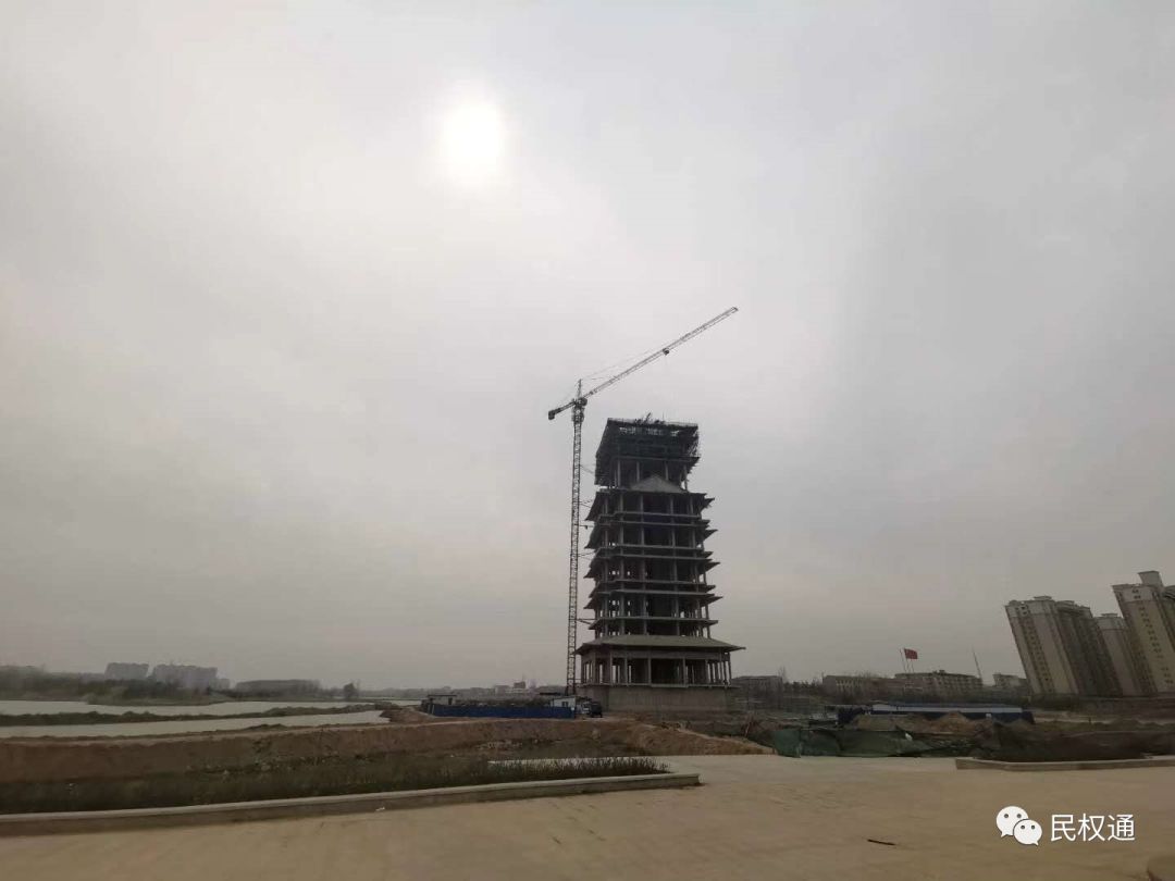 紧张施工中民生河公园西湖公园安澜湖等景观公园建设中------民权明天