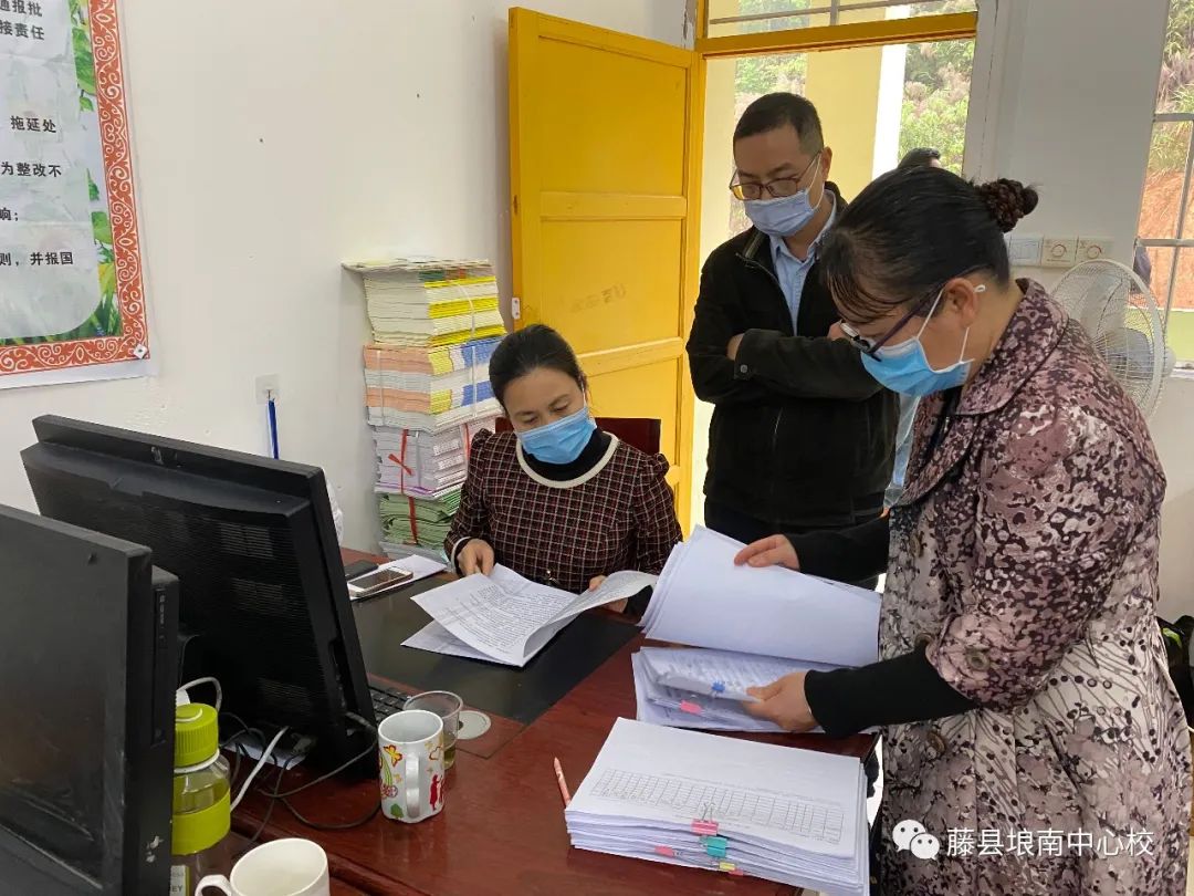梧州市暗访组到埌南镇中心校督查疫情防控工作