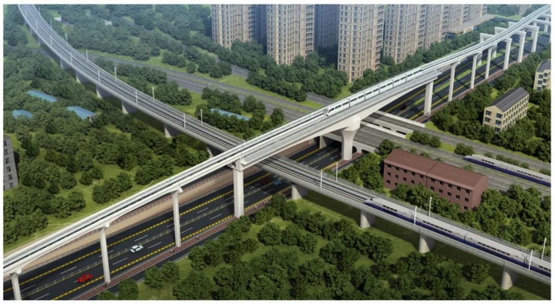 穿过中江桥,飞越镜湖!芜湖轻轨"酷炫"段抢先看