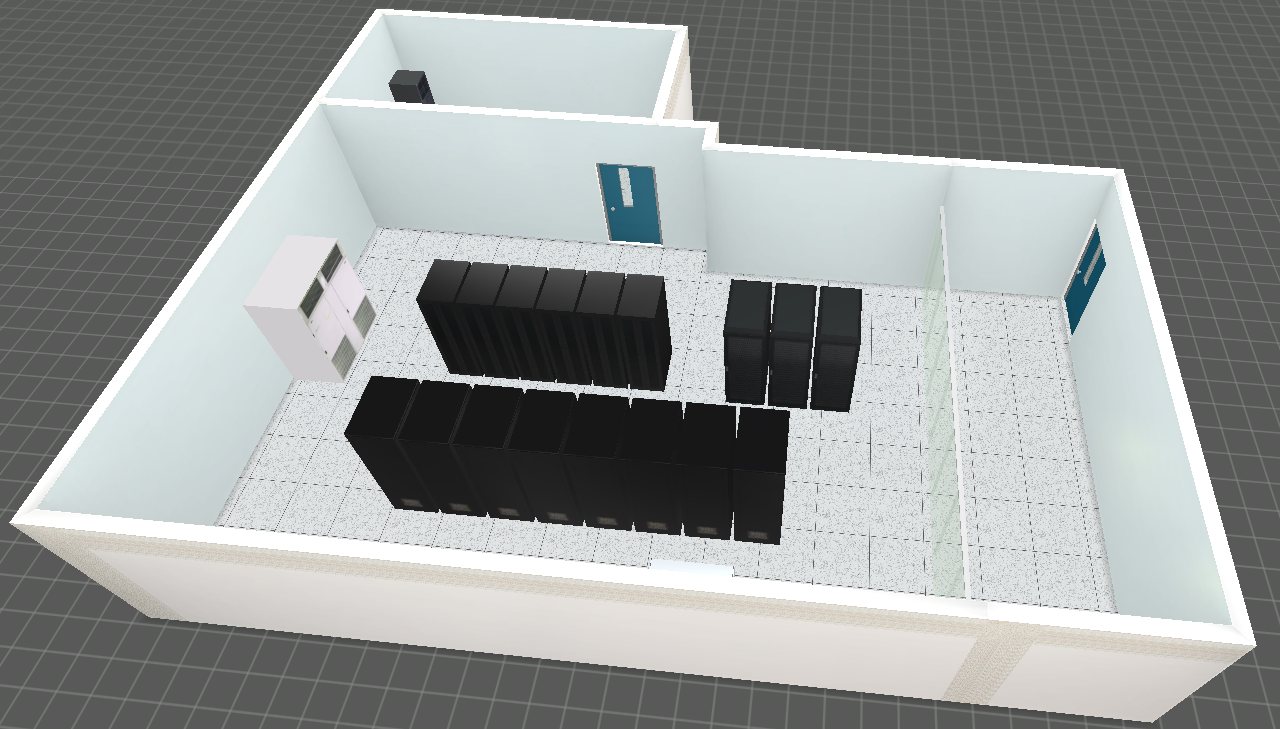 可视化机房管理及3d机房效果搭建