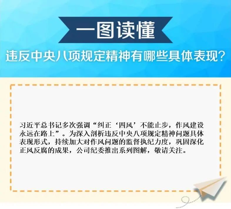 一图读懂违反中央八项规定精神有哪些具体表现