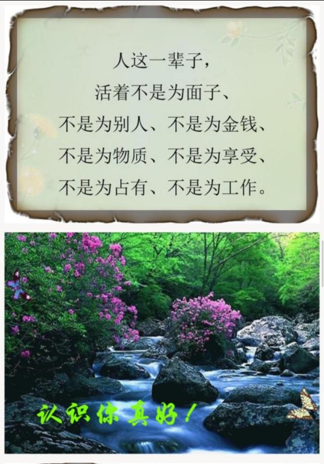 人生没有来世,只是贪念一辈子.没有永远,只有最后,白发依老.