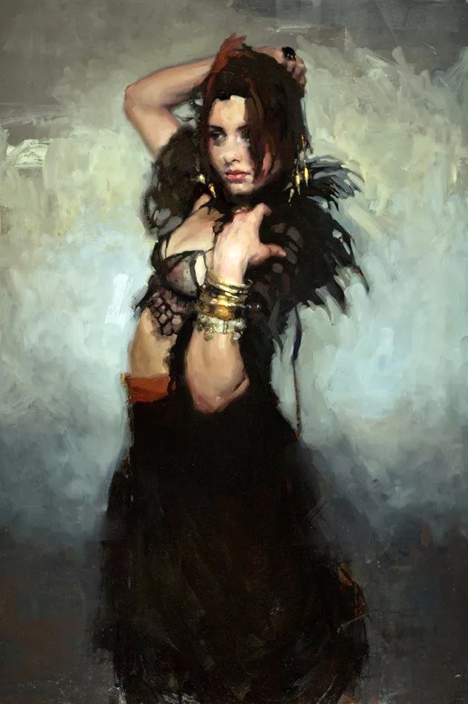 美国著名艺术家杰里米曼的油画作品欣赏