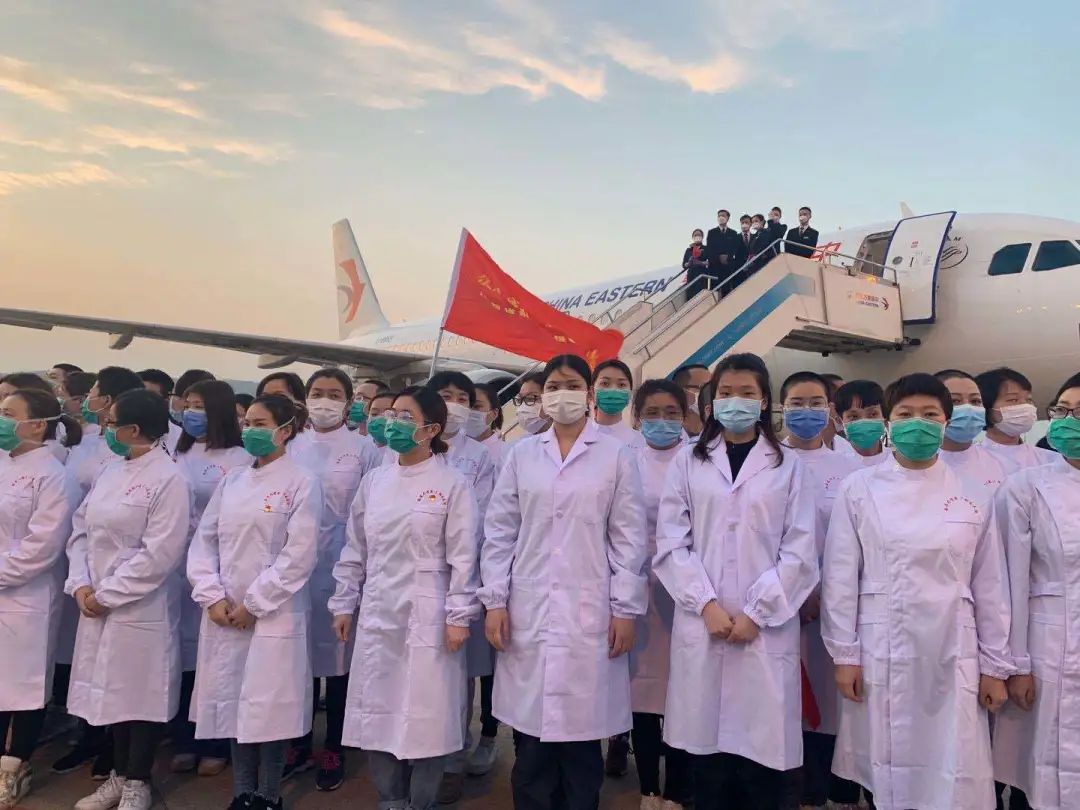 东航江西公司执行江西首班援鄂医疗队返程包机_飞机