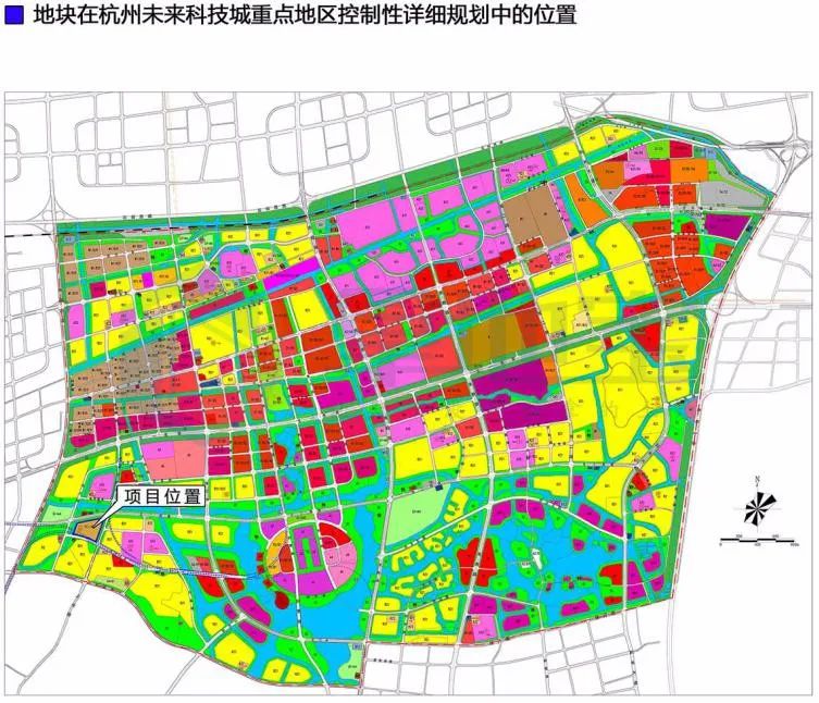 此次规划地块位于杭州未来科技城重点建设区域,余杭街道,地块具体位置