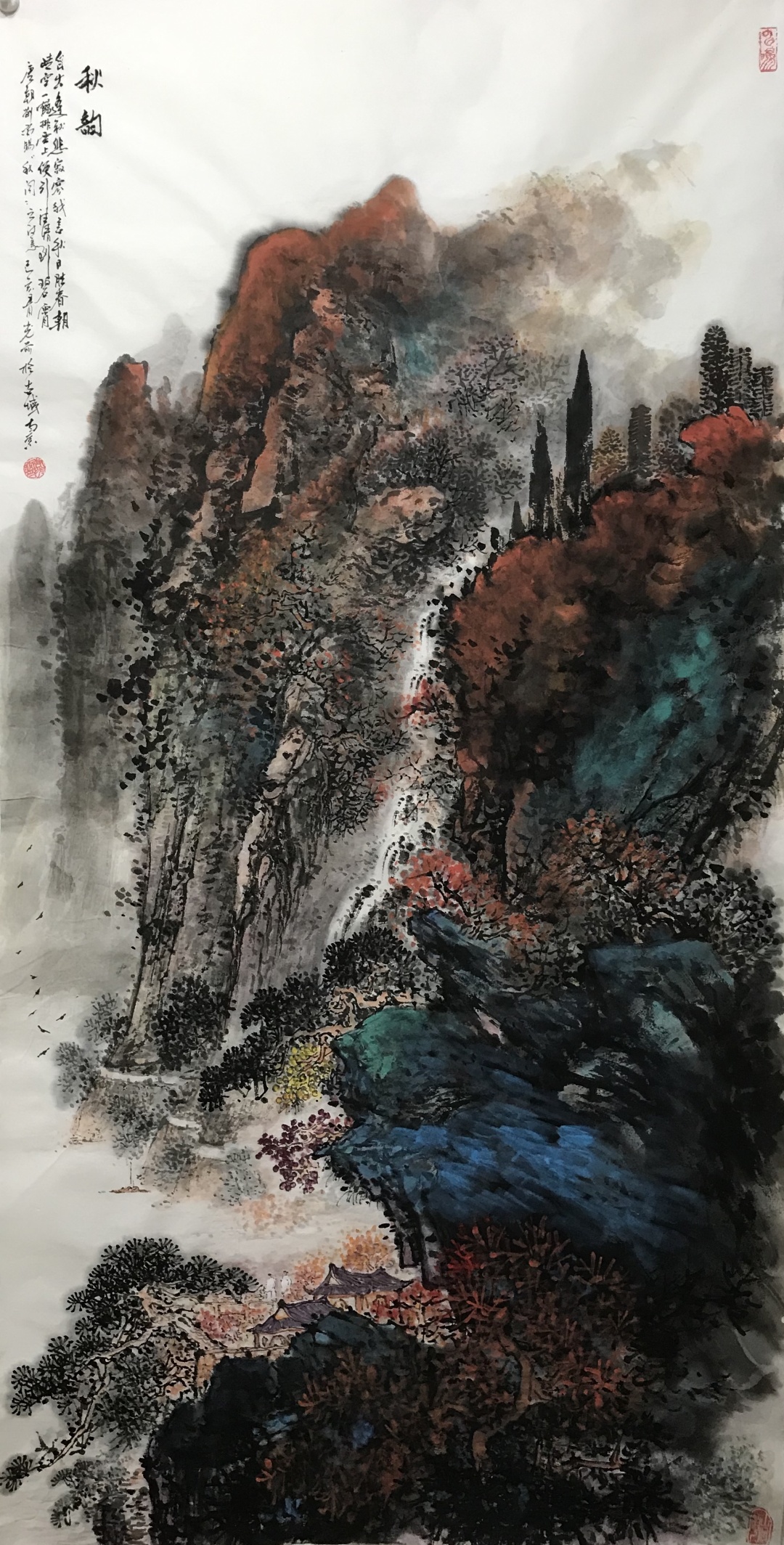 秀雅别致大气巍峨中国艺术收藏协会名誉理事唐光前先生国画作品欣赏