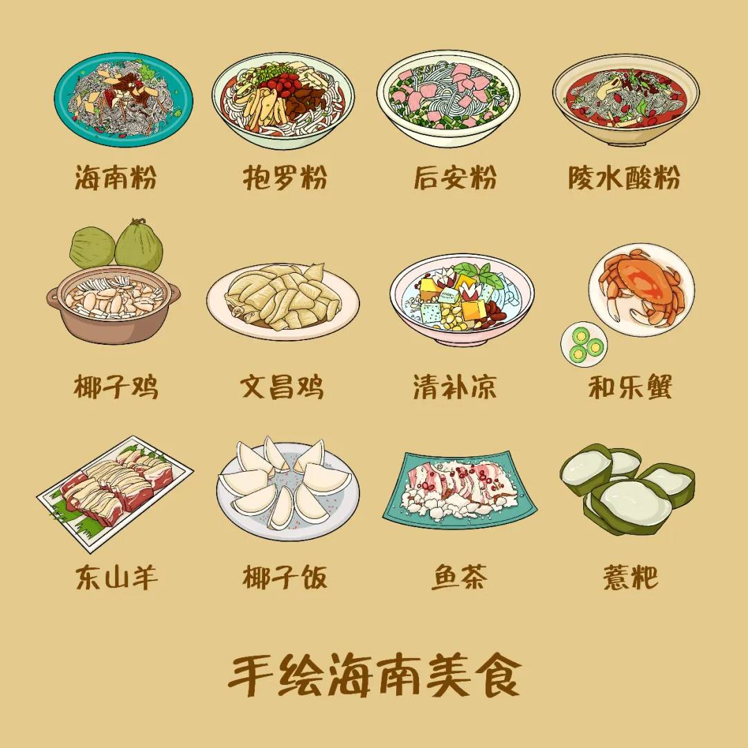 你饿了吗海南话版美食图鉴出炉