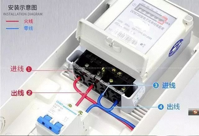 常用电表结构原理与接线图_制动