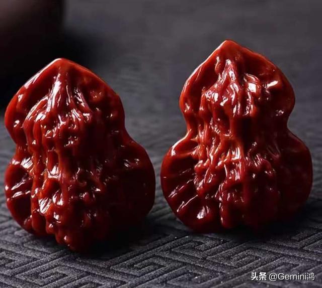 原创花生葫芦形文玩核桃是天然别傻了都是人工造型