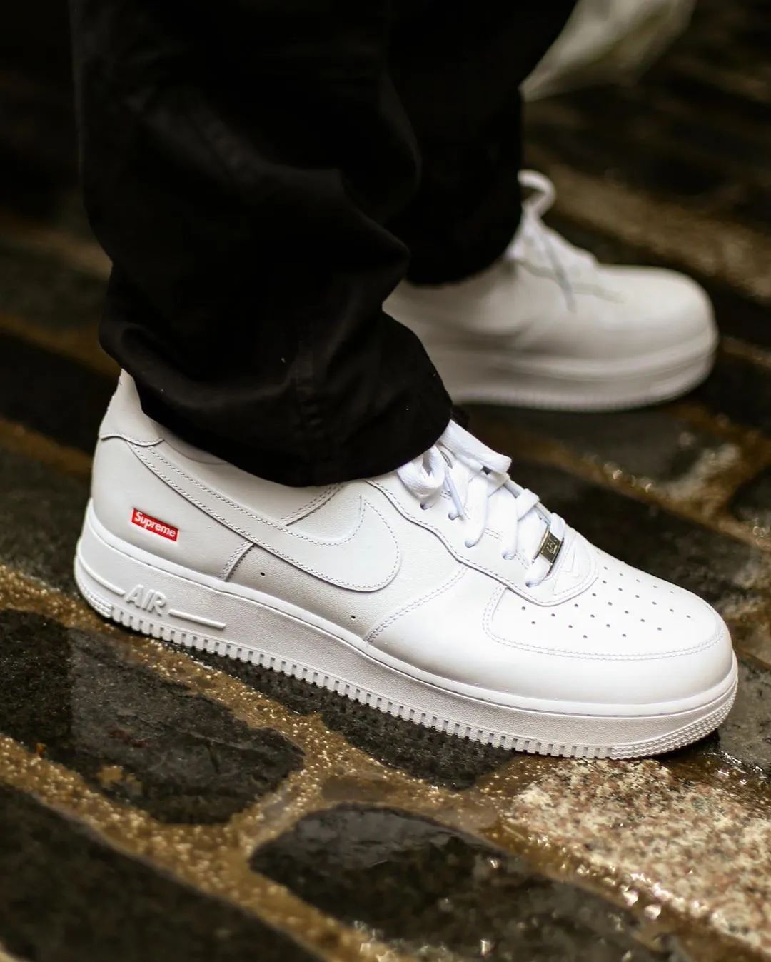 supreme又割韭菜supreme x nike af1盖章联名货量还有几万