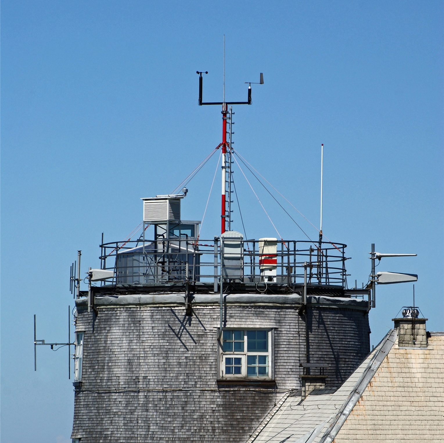 气象站塔楼机房中的动力环境监测系统