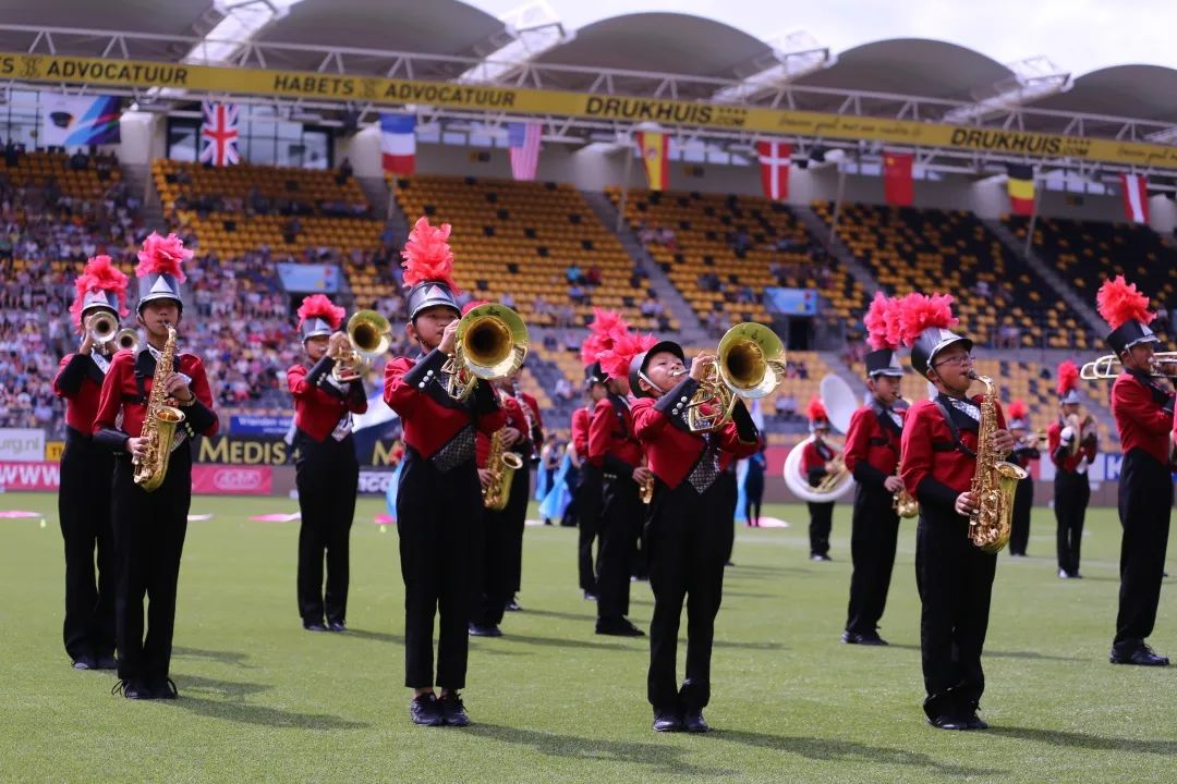 世界级行进管乐大赛的小学生乐团赴日本参加第三届亚洲行进管乐大赛