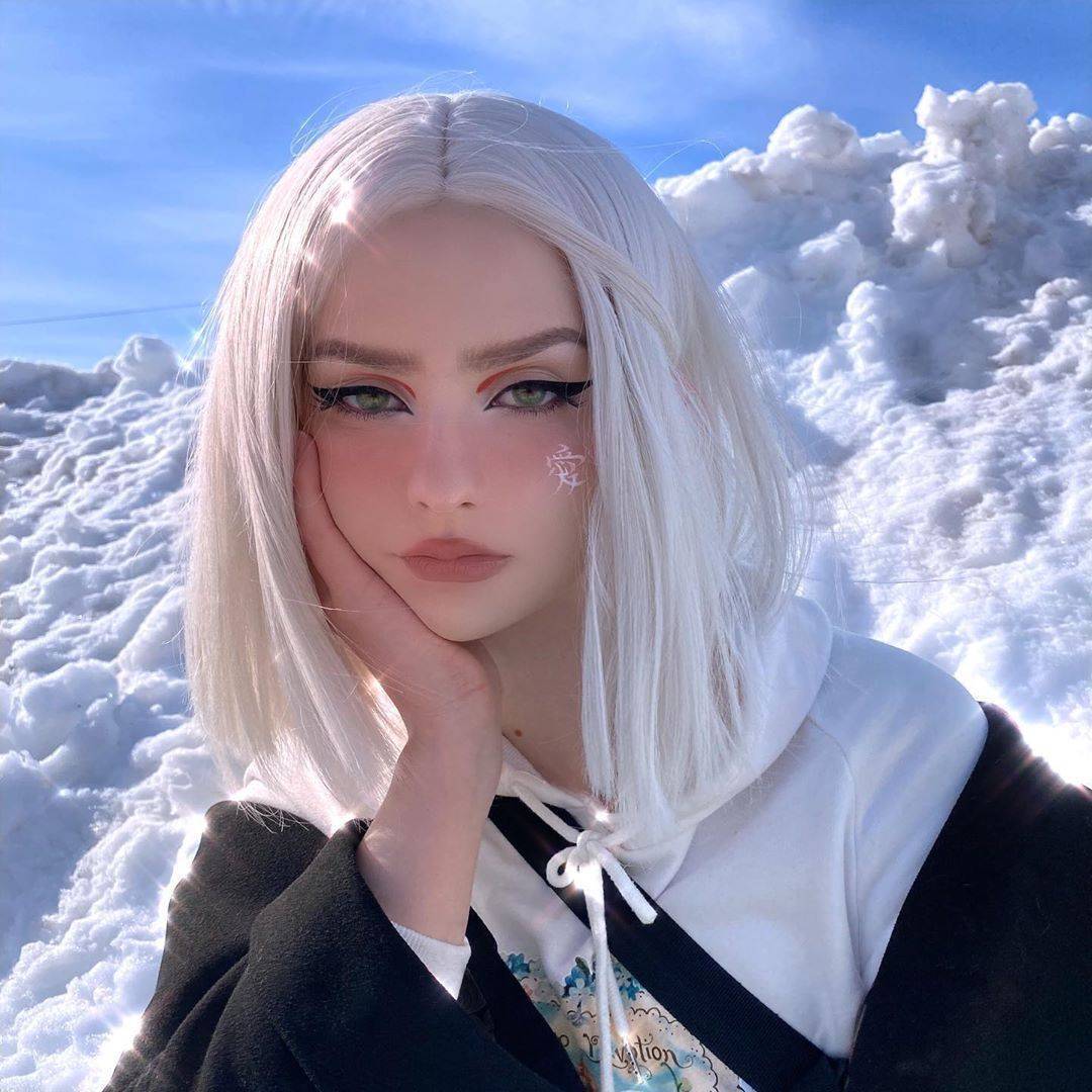 女头像个性欧美浓妆失眠是明日心事的序