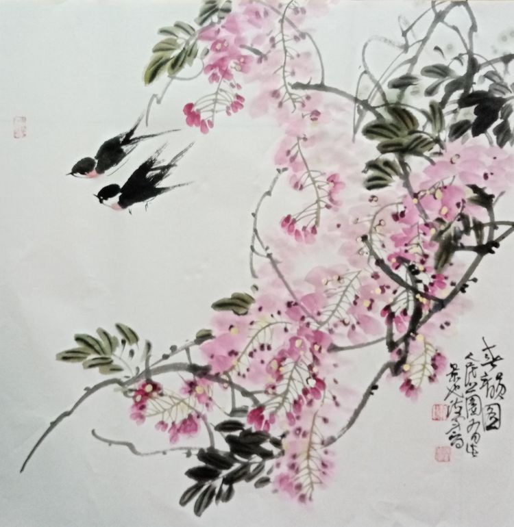 花鸟画家刘海军笔墨融情遒劲灵活