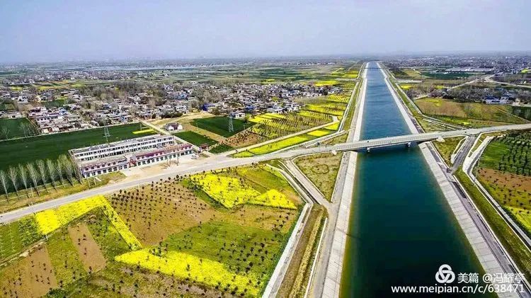 水乡新貌镇平县侯集镇如诗如画乡村美景快来为家乡打call