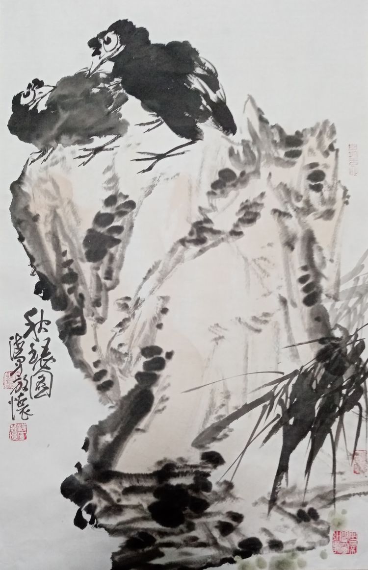 花鸟画家刘海军笔墨融情遒劲灵活