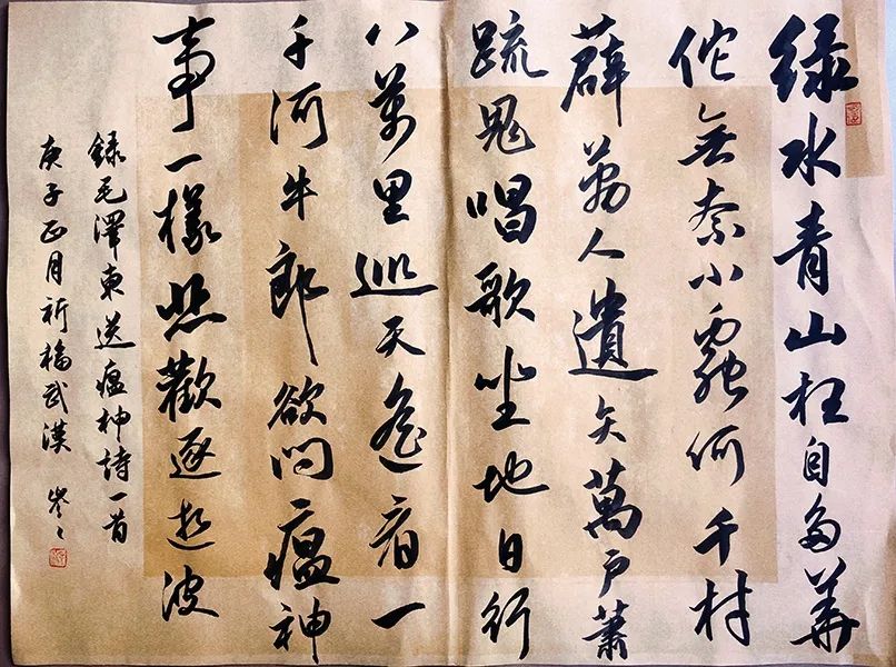 《送瘟神》作者:毛岑岑,寧波市奉化區尚田中心小學教師,寧波市奉化區