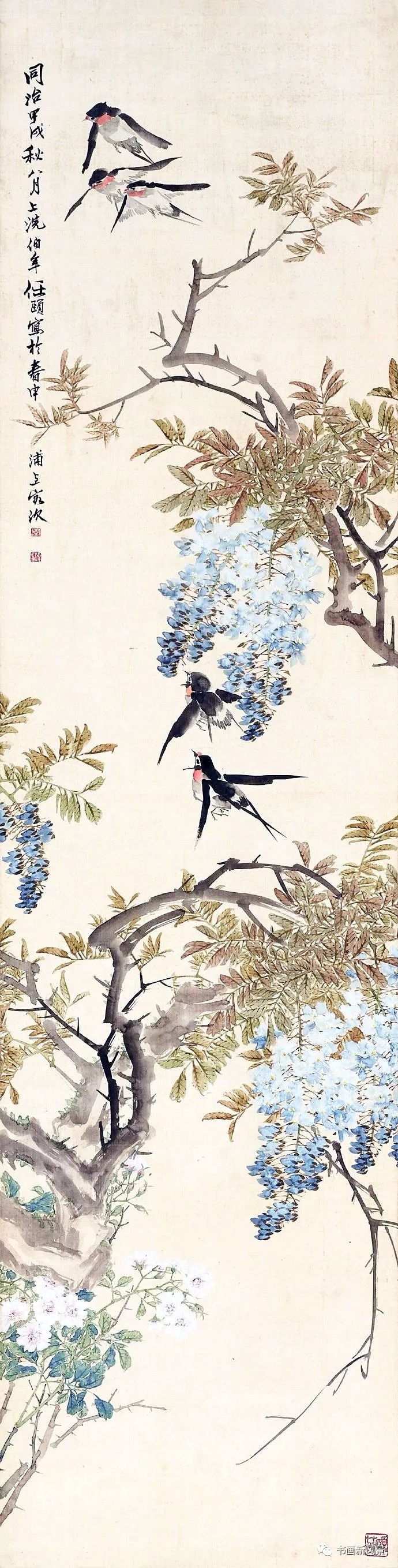 春分到燕子归百花开