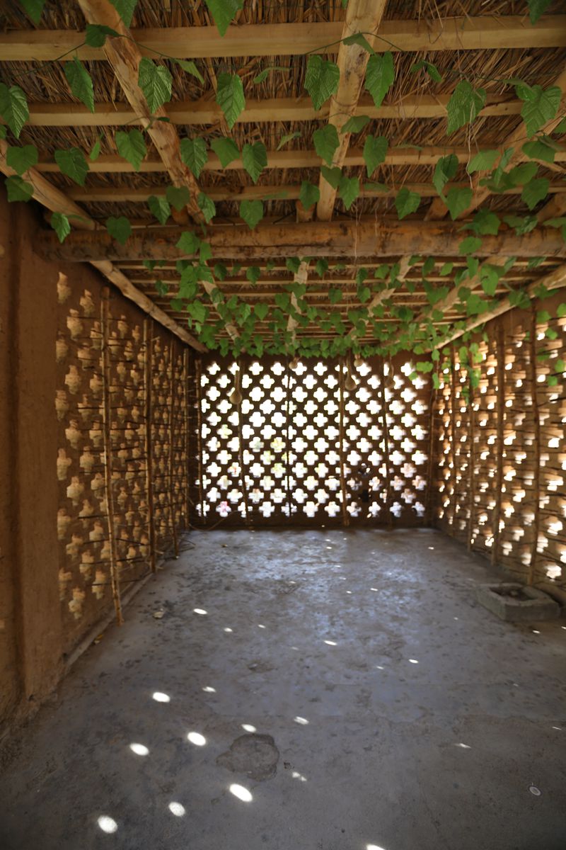 葡萄沟风景区 印象,晾晒葡萄干的晾房葡萄沟风景区 印象 --乘坐摆渡车