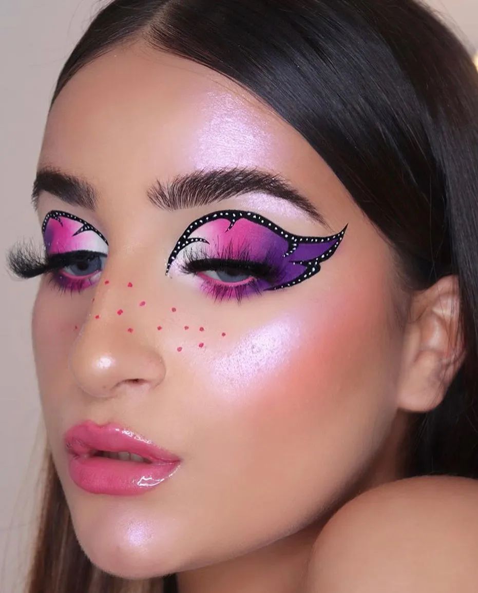 收藏|主题妆容-蝴蝶_油彩