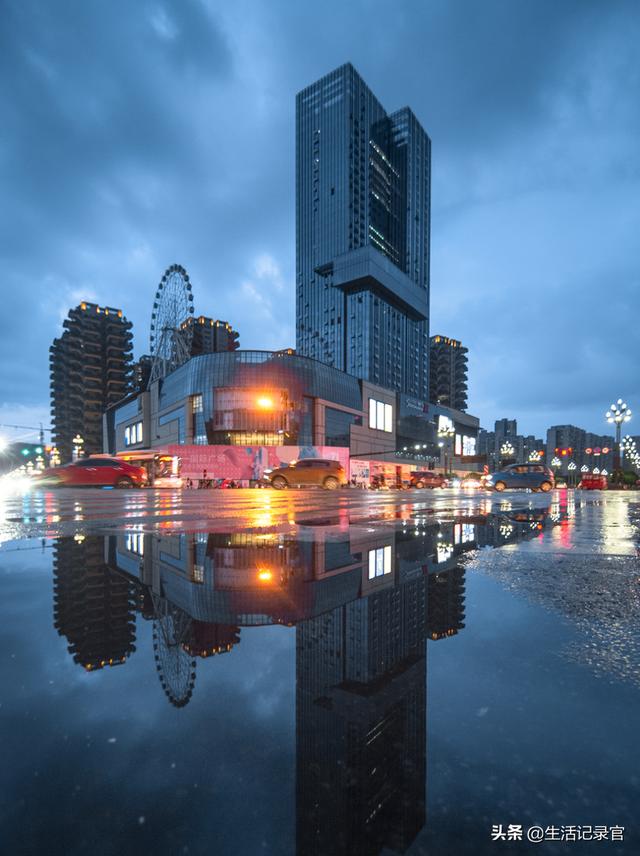 新都区夜景图片