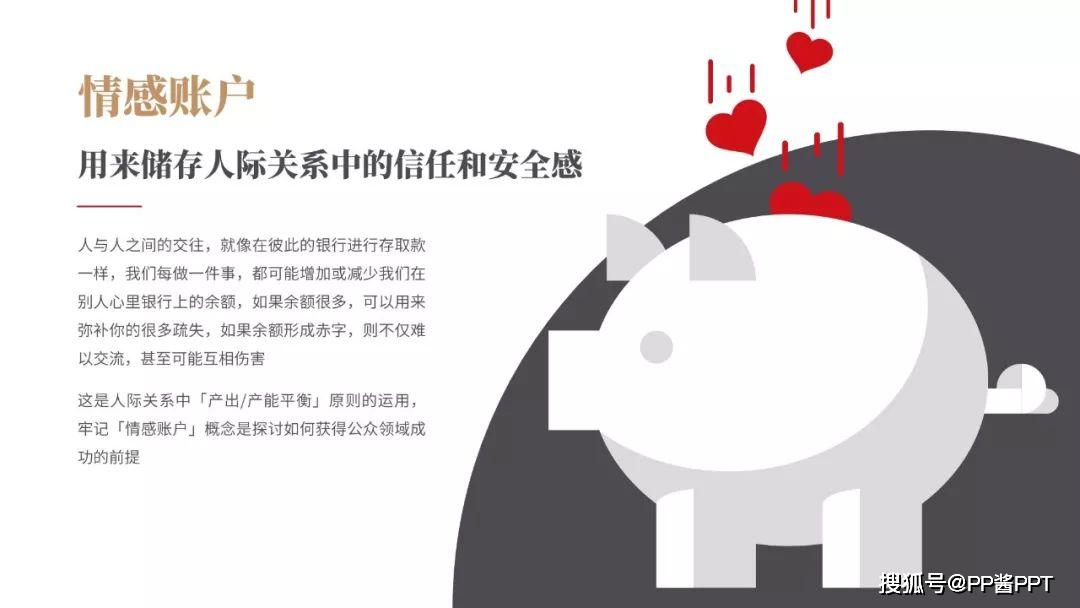 情感账户:用来储存人际关系中的信任和安全感人与人之间的交往