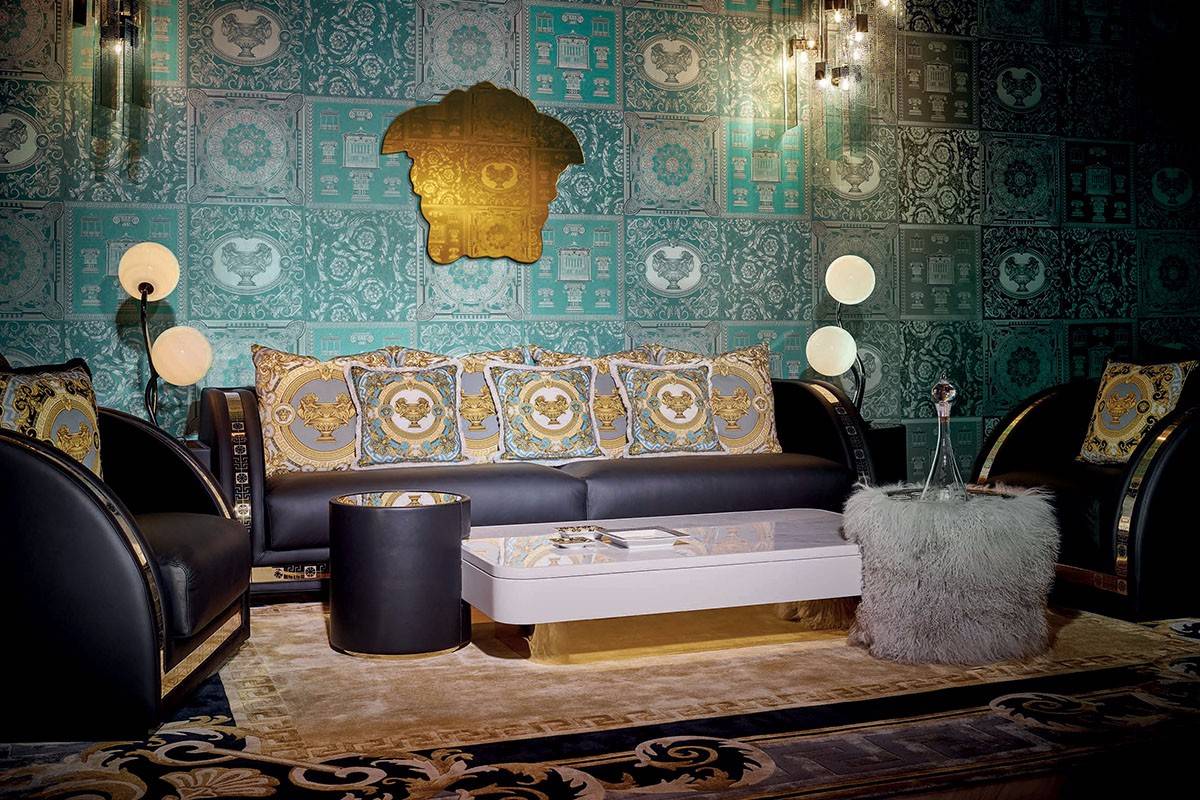 进口versace家具优雅艺术的工艺设计