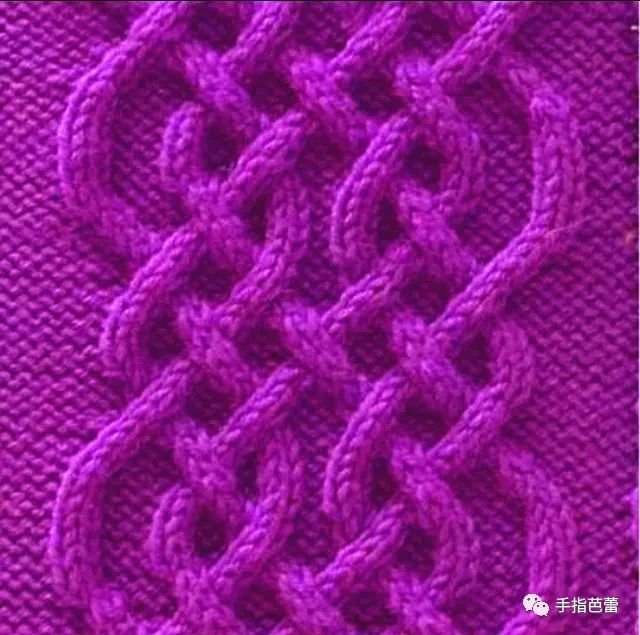 棒针编织的麻花花型附图解