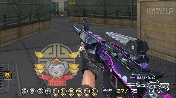 但是也有很多玩家在好奇,这款m4a1-紫狱虽然不是英雄级武器,但是用