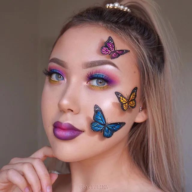 收藏主题妆容蝴蝶