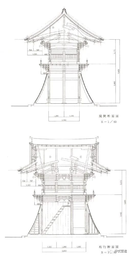 日本老式房屋结构图图片