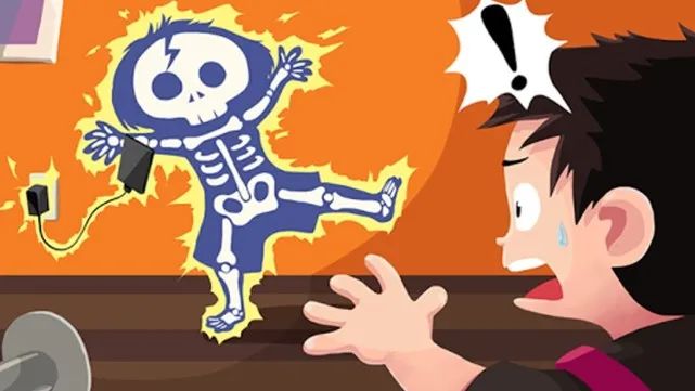 如果一人触电被吸另一个人助跑飞起一脚用惯性救人会被电吗