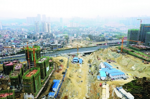 三马片区路网改造项目马王路总体形象进度过半