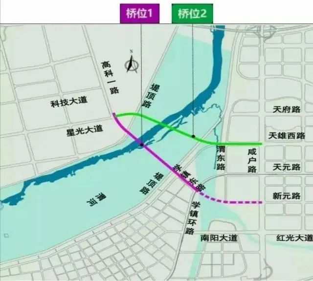 交大创新港跨渭河大桥曝光2022年建成