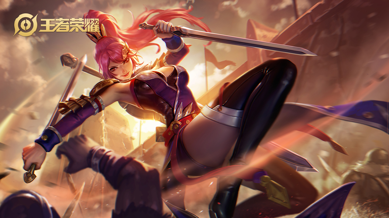 虽然还是有不少玩家玩花木兰但是kpl她已经下水道很久了,就是路人局花