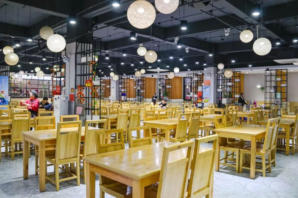 黄淮学院餐厅图片