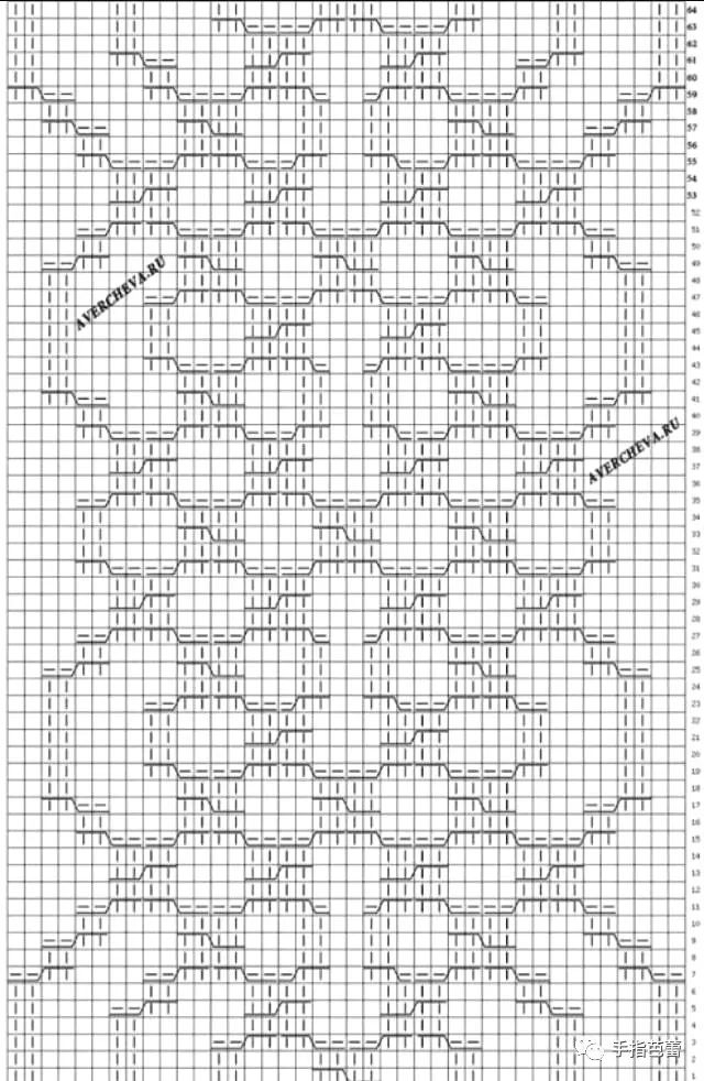 棒针编织的麻花花型附图解